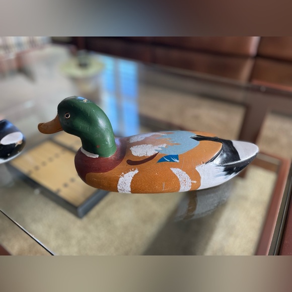 2/$50 Wood Duck Decoy Duck Dynasty Hunting Decor Cabin Fishing Outdoors Camo - Picture 8 of 14